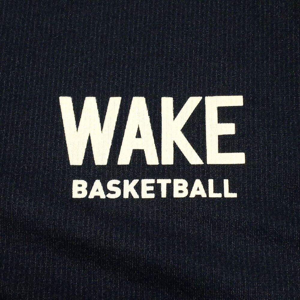 NWT Nike Wake Forest Demon Deacons Basketball Dri-Fit Polo Shirt Men's LARGE - Picture 3 of 11